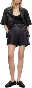 Нара Леа шорты AllSaints, черный