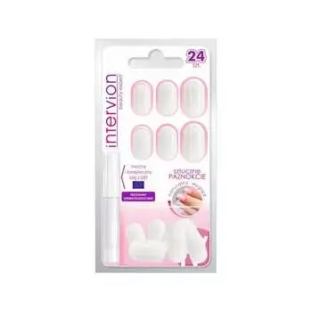 Наращивание ногтей Миндальный молочный 1 шт. Inter-vion