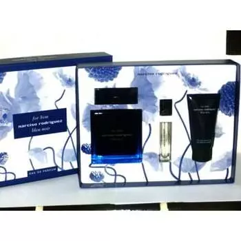 Narciso Rodriguez For Him Bleu Noir EDP 100ml + 10ml + 50ml Shower Gel