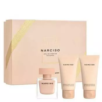 Narciso Rodriguez Poudree Подарочный набор из 3 предметов EDP-спрей-лосьон-гель для душа Unbranded
