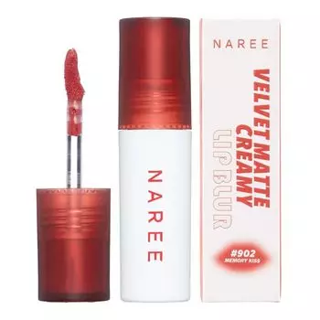 Naree Бархатные матовые кремовые флюиды для губ 3г. 902 Поцелуй памяти, Memory Kiss