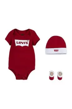 Наряд для новорожденного Levi's, красный