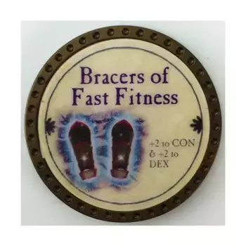 Наручи быстрого фитнеса (золотые), True Dungeon Tokens