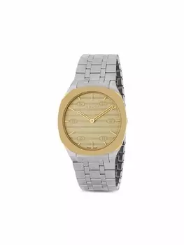 Наручные часы 25H 34 мм Gucci, золотистый