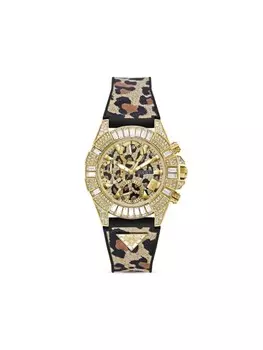 Наручные часы 40th Anniversary Iconic Animal 39 мм GUESS USA, нейтральный цвет