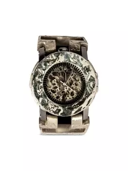 Наручные часы #58 42 мм из коллаборации с Fob Paris Parts of Four, серебряный