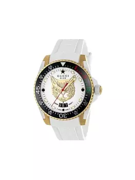 Наручные часы Dive 40 мм Gucci, белый