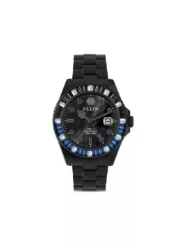 Наручные часы GMT-I Challenger Baguettes 44 мм Philipp Plein, черный