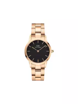 Наручные часы Iconic Link 36 мм Daniel Wellington, черный