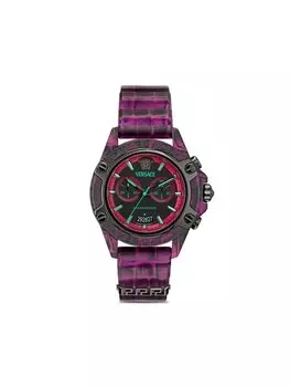 Наручные часы New Icon Active 44 мм Versace, черный
