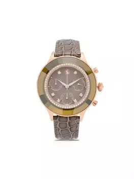 Наручные часы Octea Chrono 36 мм Swarovski, серый