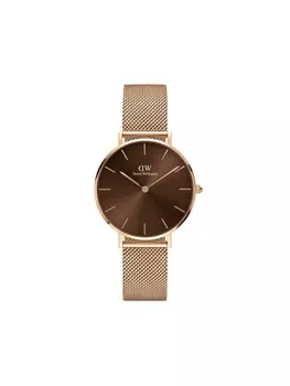 Наручные часы Petite Amber 32 мм Daniel Wellington, коричневый