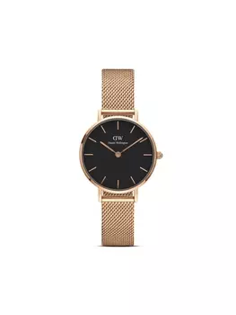 Наручные часы Petite Melrose 28 мм Daniel Wellington, черный
