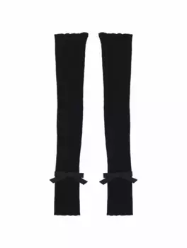Нарукавник с бантом Ganni, черный