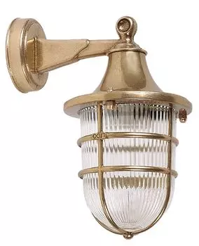 Наружный настенный светильник E27 IP64, дом, терраса, стекло, латунь, твердый морской уличный настенный светильник Licht-Erlebnisse