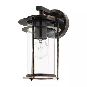 Наружный настенный светильник Eglo Valdeo цвет schwarz/kupfer