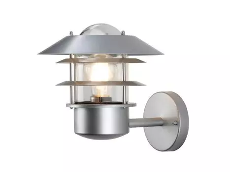 Наружный настенный светильник MeineWunschleuchte Edelstahl, серебряный