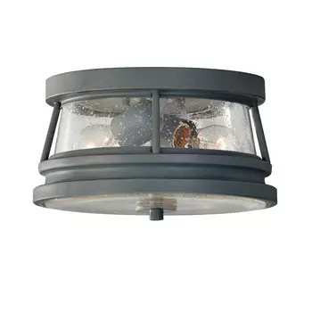 Наружный потолочный светильник Elstead Lighting, 27,9x14,9 см, темно-серый