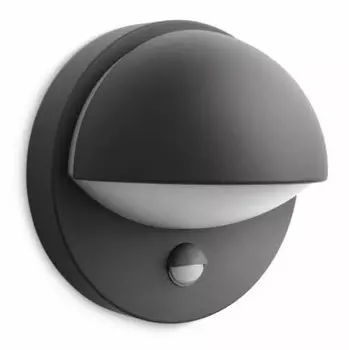 Наружный свет с датчиком Philips June, антрацитовый