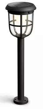 Наружный свет с датчиком Philips Radii, черный