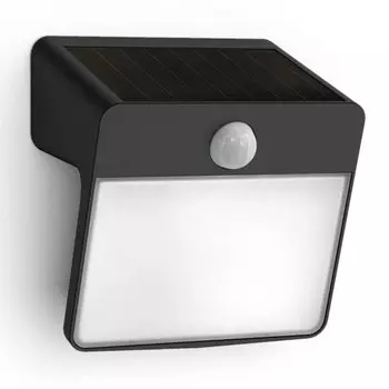 Наружный свет с датчиком Philips Yarixa, черно-белый