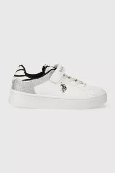 НАС. Поло Ассн. детские кроссовки U.S. Polo Assn., белый