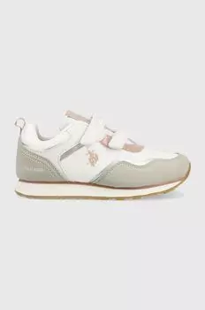 НАС. Поло Ассн. детские кроссовки U.S. Polo Assn., белый