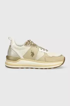 НАС. Поло Ассн. кроссовки OPHRA U.S. Polo Assn., бежевый