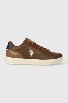 НАС. Поло Ассн. кроссовки TYMES U.S. Polo Assn., коричневый