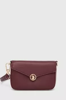 НАС. Поло Ассн. сумка U.S. Polo Assn., бордовый