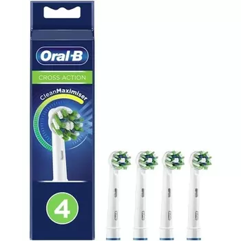 Насадка для электрической зубной щетки Oral-B Cross Action с технологией CleanMaximiser, набор из 4 шт.