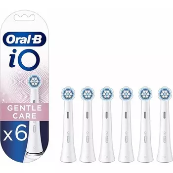 Насадки для электрических зубных щеток Oral-B iO для бережной чистки, 6 шт.
