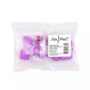 Насадки для педикюра, 13 мм, зернистость 150, ABS Podo, Фиолетовые, 10 шт. AlleMed, Molly Lac