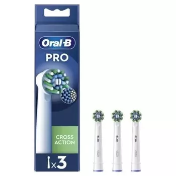 Насадки для зубной щетки Oral-B Pro Cross Action, упаковка из 3 шт Voir Decription