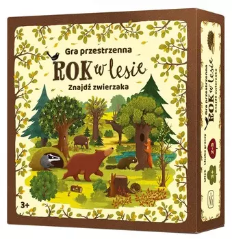 Наш Книжный магазин, настольная игра Год в лесу. Найди питомца, настольную игру, Наш книжный магазин Nasza Ksigarnia