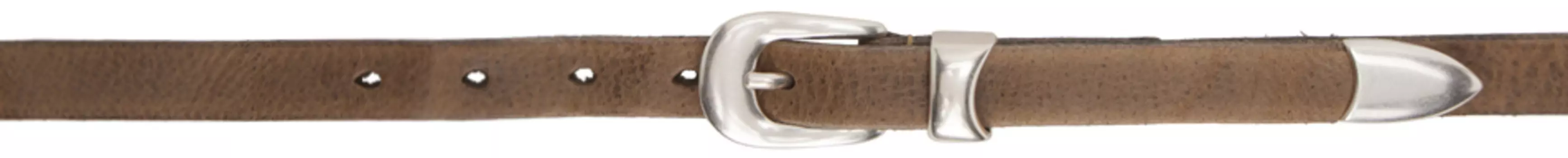 Наш серый ремень Legacy шириной 2 см Our Legacy