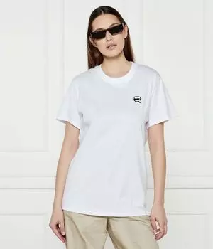 Нашивка на футболку Relaxed fit Karl Lagerfeld, белый