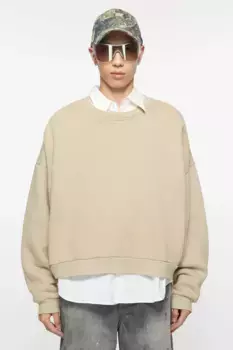 Нашивка со свитером с логотипом Acne Studios, Concrete grey