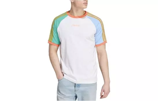 Наслаждайтесь летней футболкой для мужчин, белая Adidas Originals, белый