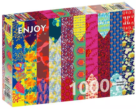 Наслаждайтесь, Пазл - Красочные узоры 1, 1000 шт. Enjoy
