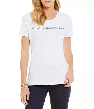 Наследие Торговля Футболка с коротким рукавом и логотипом Heritage, белый