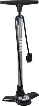 Насос Zefal Profil Max FP20 велосипедный ножной с большим манометром, черно - серый