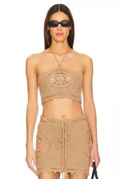 Нассау топ Tularosa, коричневый