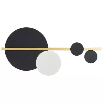 Настенная лампа Beliani, 4x60x29 см, черный