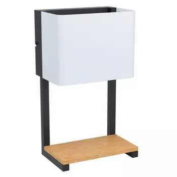 Настенная лампа Eglo, 20x12,5x35,5 см, черно-белый