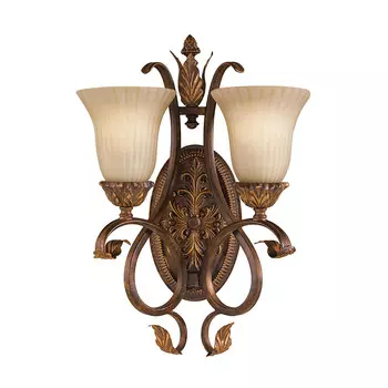 Настенная лампа Elstead Lighting, 35,6x19,7x49,5 см, красновато-коричневый