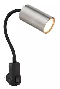 Настенная лампа Globo, 5,5x32x43 см, черный/никельа