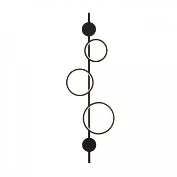 Настенная лампа KOSILUM, 106x34x106 см, черный