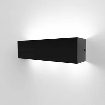 Настенная лампа Lumicom, 10x45x10 см, черный глянцевый