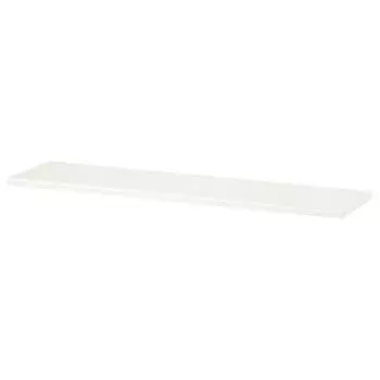 Настенная полка, осина белая глазурованная, 120х30 см, TRANHULT IKEA